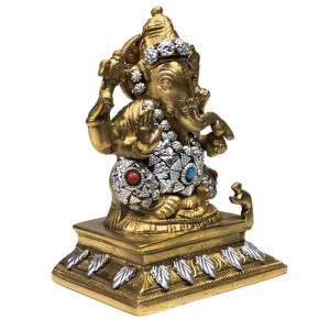 Αγαλματίδιο Ganesh 14cm Ορειχάλκινο